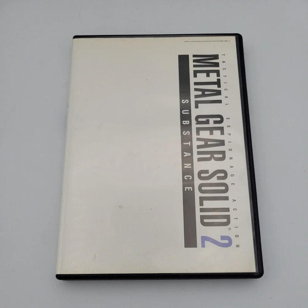 Metal Gear Solid 2 Substance Sony Playstation 2 PS2 Japanese Import NTSC-J CIB